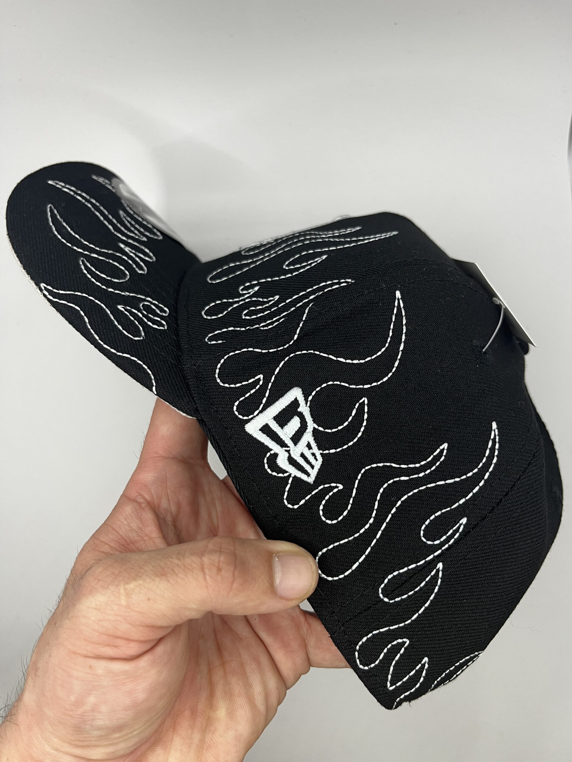 Gorra New Era 9FORTY Anaheim Angels Negra Flames Ajustable - Image 6