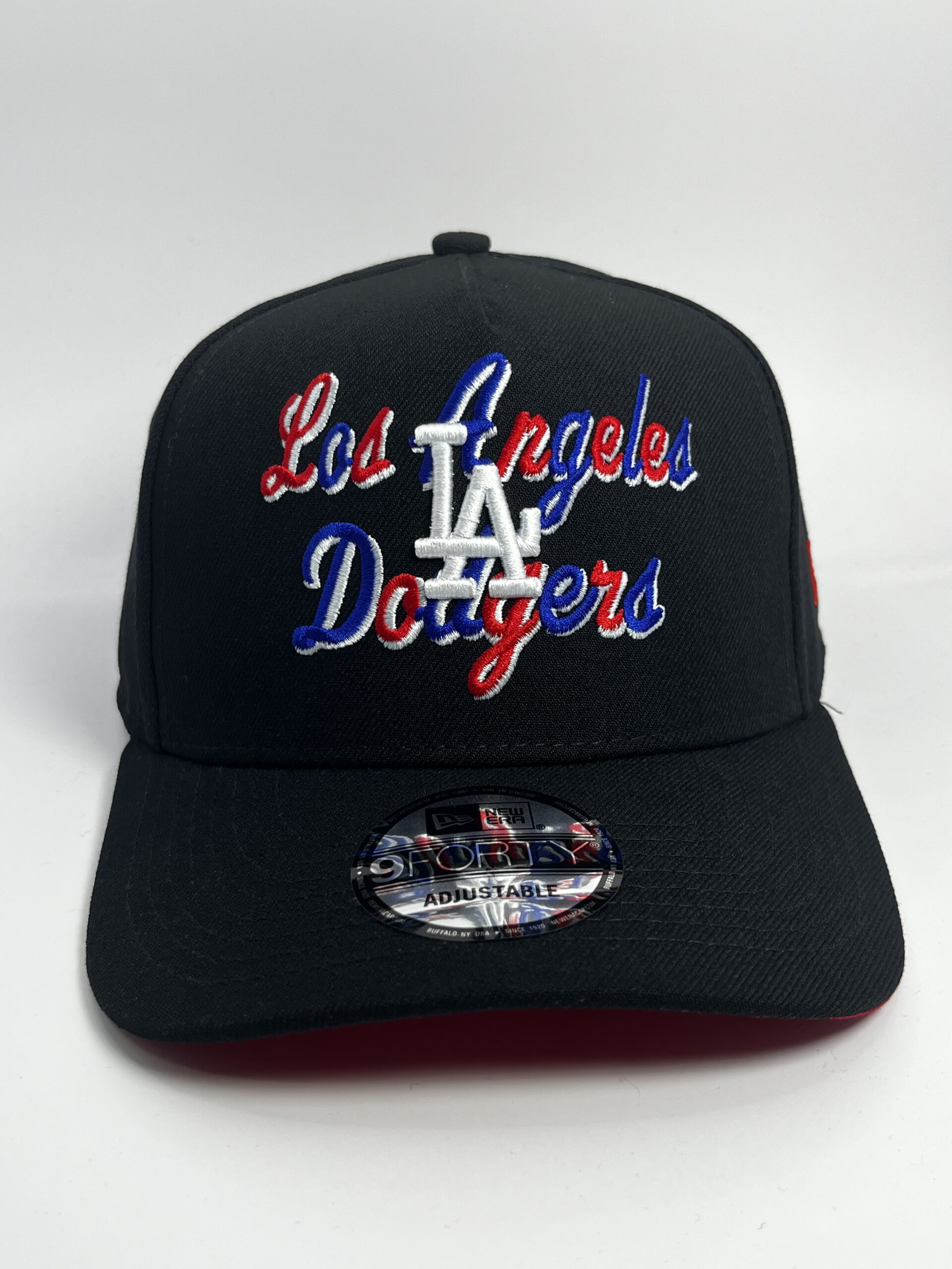 Gorra New Era 9FORTY Los Angeles Dodgers Negra Script LA Ajustable - Image 2