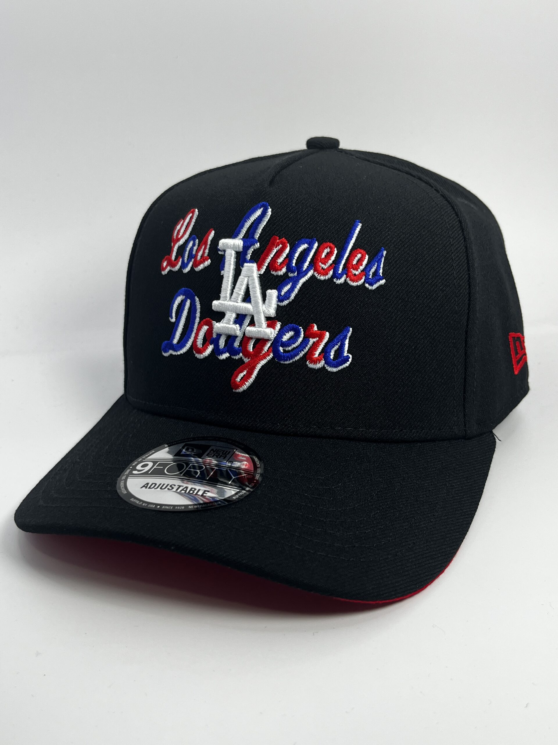 Gorra New Era 9FORTY Los Angeles Dodgers Negra Script LA Ajustable - Image 3