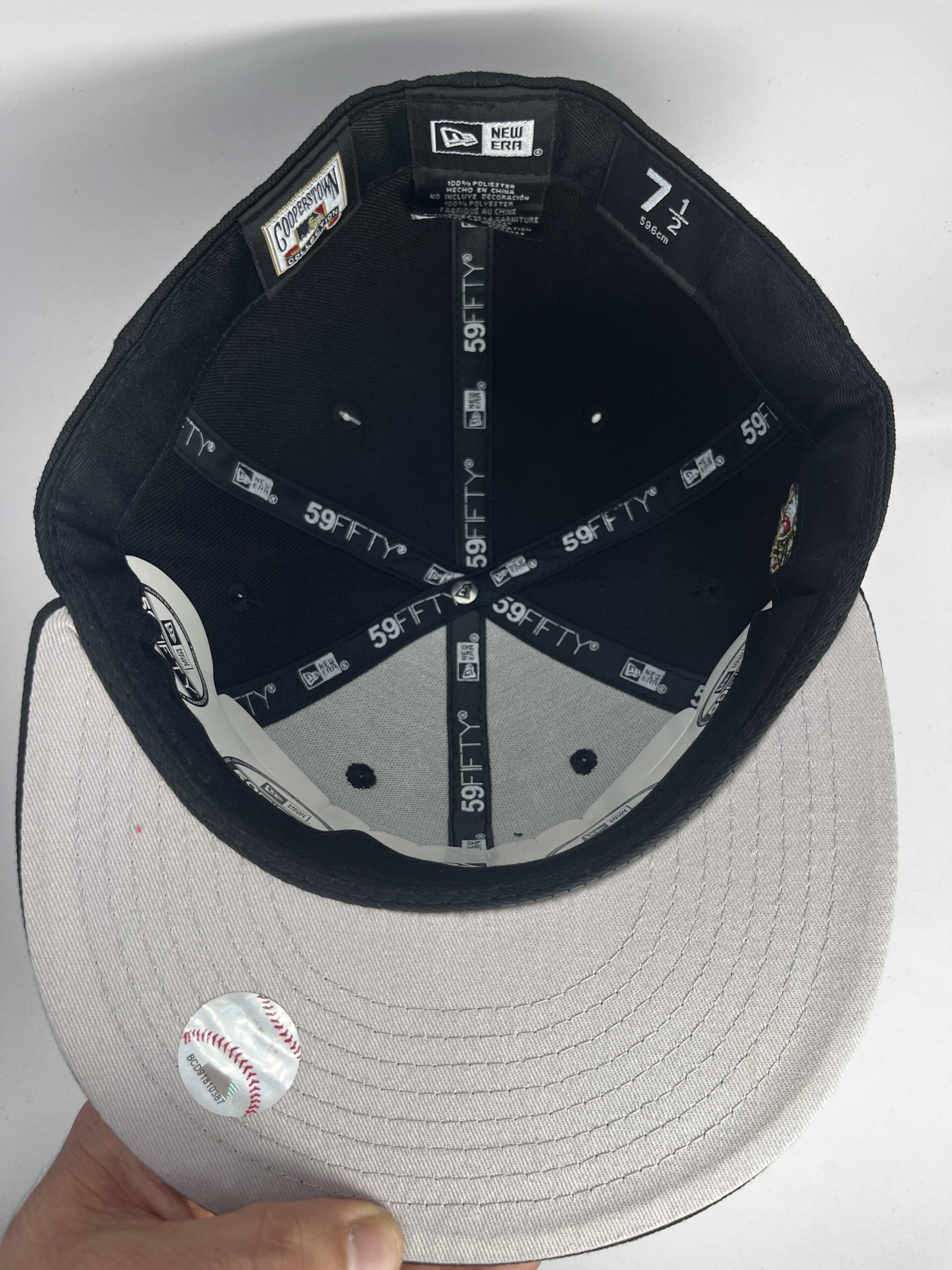 Gorra New Era 59FIFTY New York Yankees 27x World Series Negra Talla 7 1/2 - Image 7
