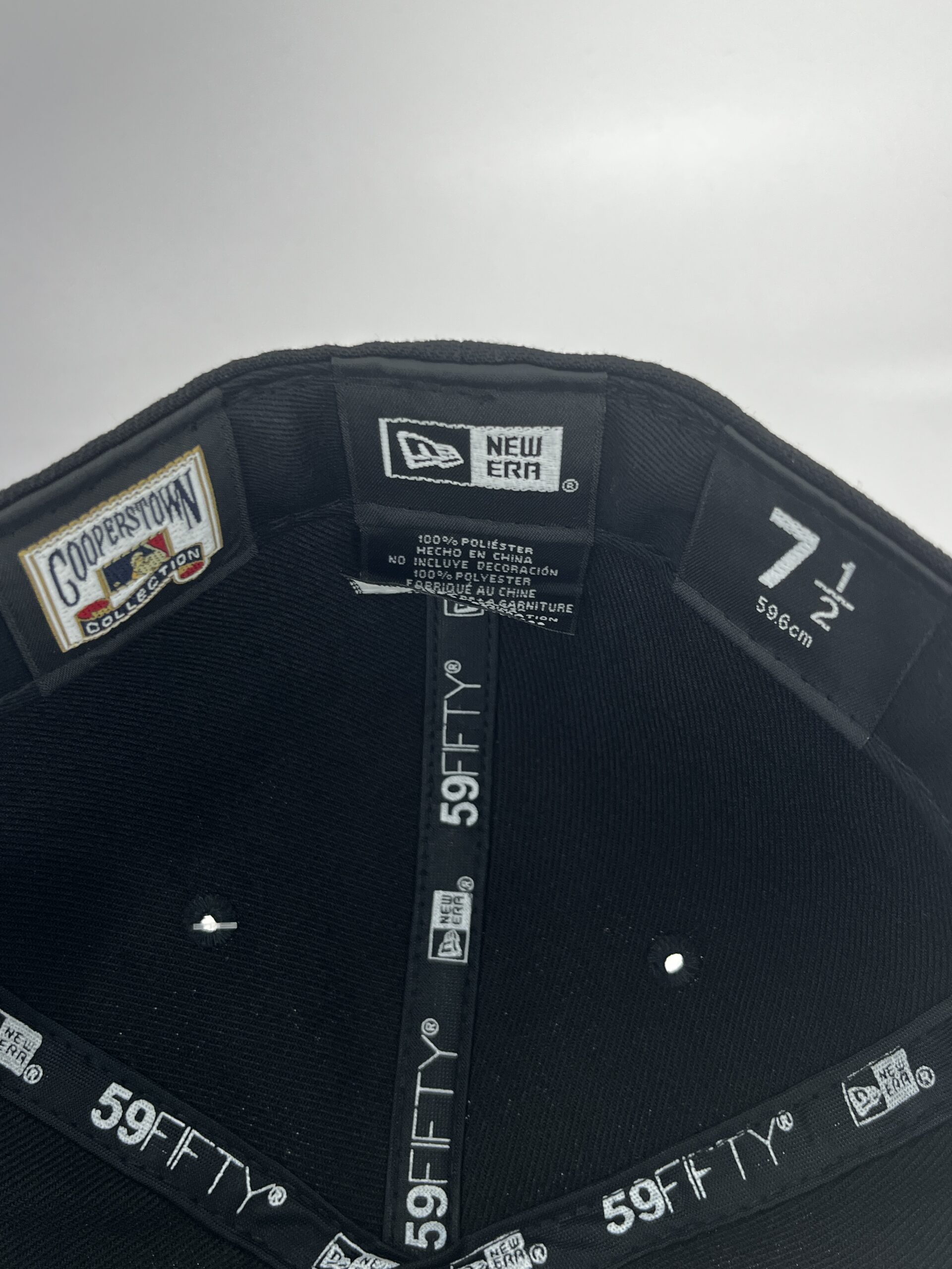 Gorra New Era 59FIFTY New York Yankees 27x World Series Negra Talla 7 1/2 - Image 8