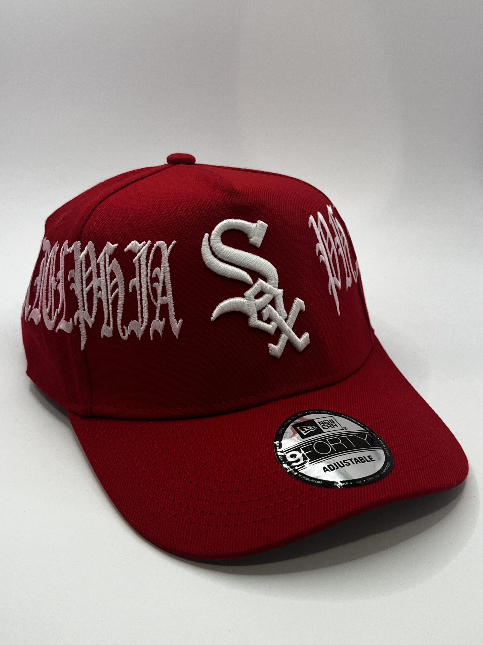 Gorra New Era 9FORTY Chicago White Sox Roja Glow Ajustable