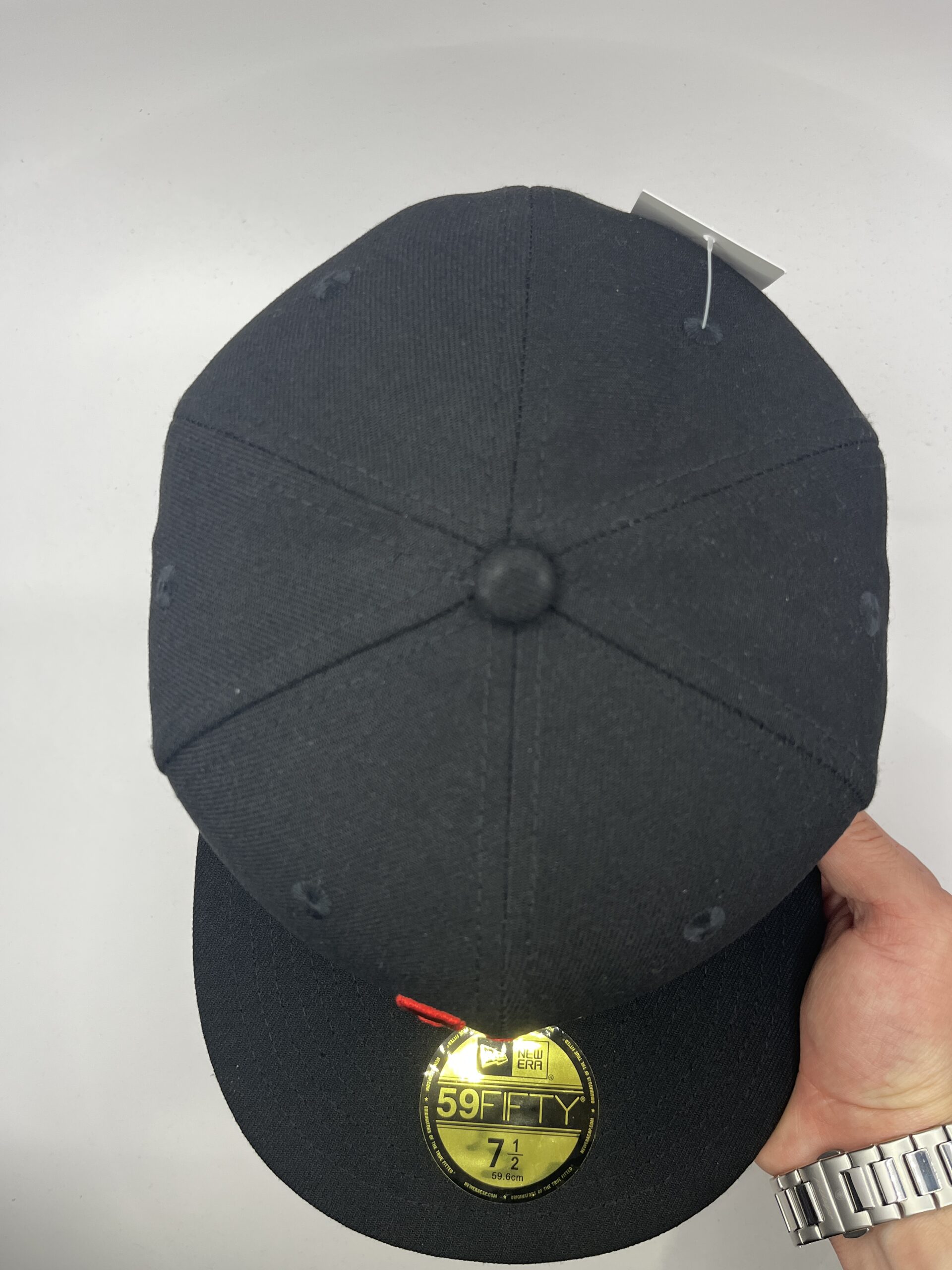 New Era 59FIFTY Los Angeles Dodgers Negra LA Drip Roja Talla 7 1/2 - Image 6