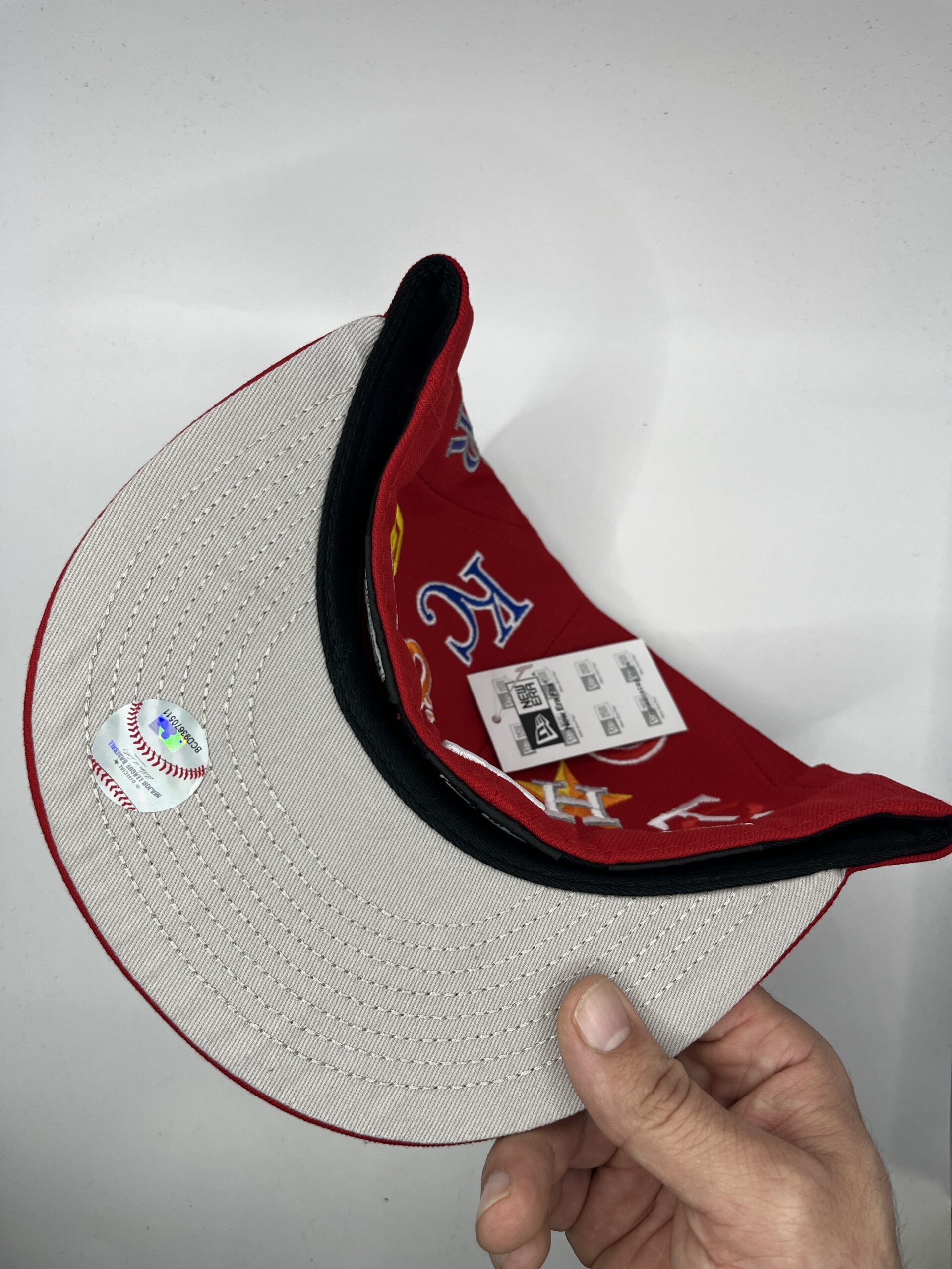 New Era 59FIFTY MLB All Over Roja Talla 7 1/4 - Image 9