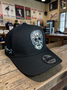 Gorra Los Angeles Negra 9FORTY Calavera Azul