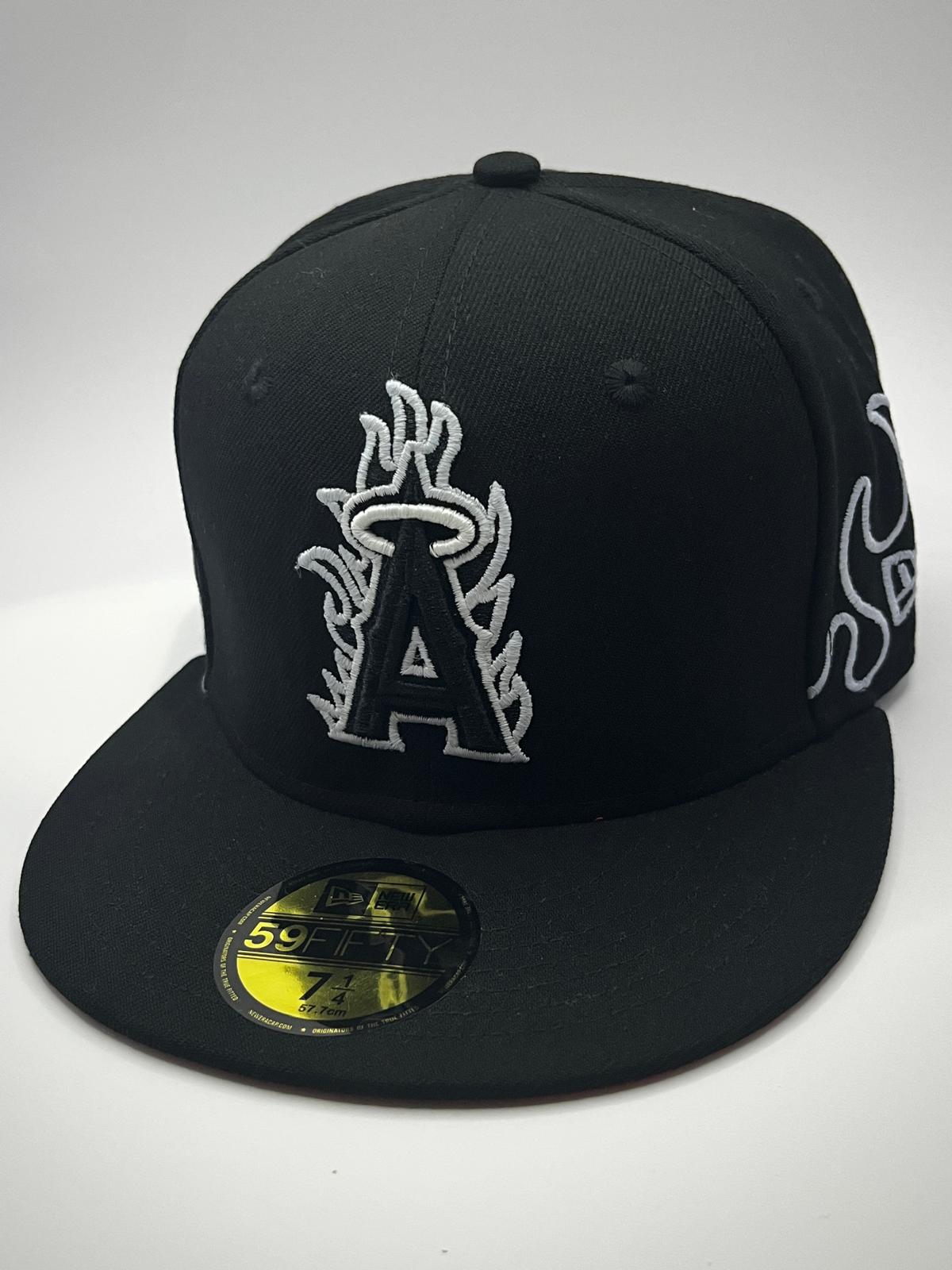 Gorra New Era 59FIFTY Los Ángeles Negra Glow - Image 3