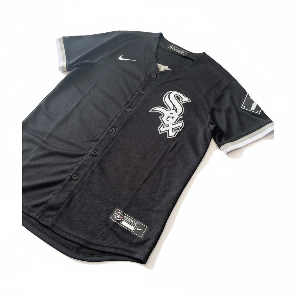 Camisa Chicago White Sox Negra Jordan 45 Béisbol - Image 4