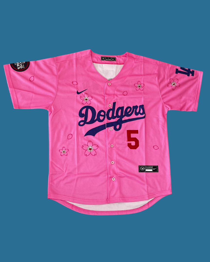 Camisa Los Angeles Dodgers Rosa Freeman 5 Tokyo Series Béisbol