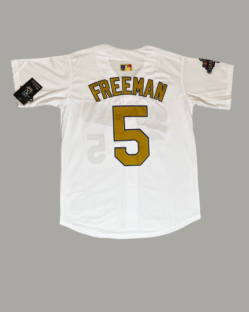 Camisa Los Angeles Dodgers Blanca Freeman 5 World Series 2024 Béisbol - Image 2