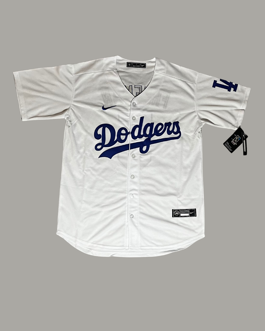Camiseta Nike Los Angeles Dodgers Blanca Freeman 5 MLB