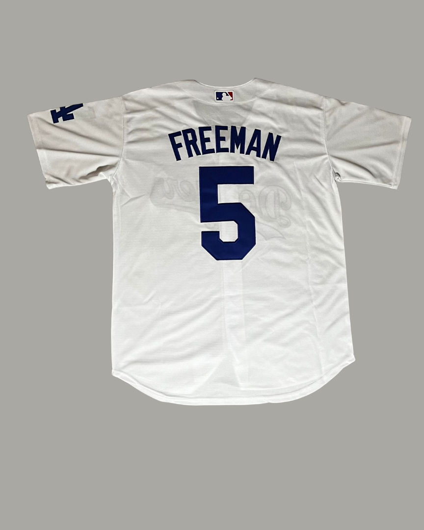 Camiseta Nike Los Angeles Dodgers Blanca Freeman 5 MLB - Image 2
