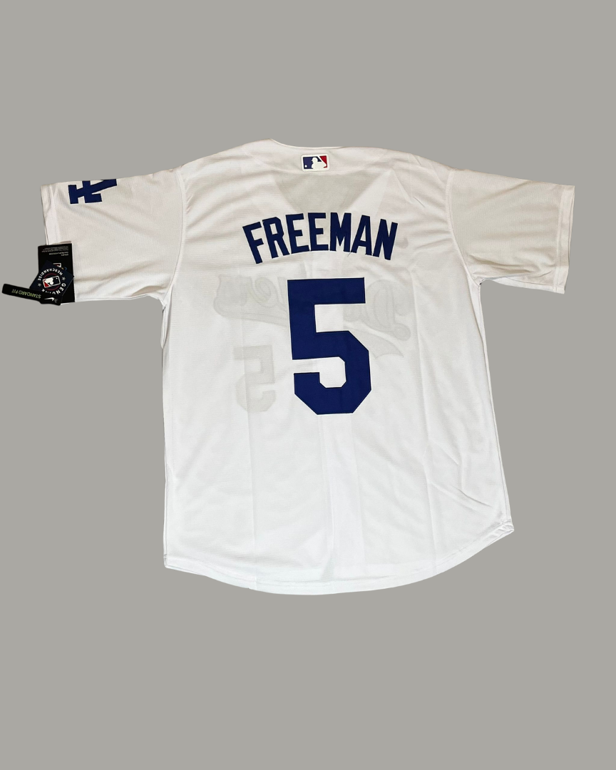Camisa Los Angeles Dodgers Blanca Freeman 5 Béisbol - Image 2