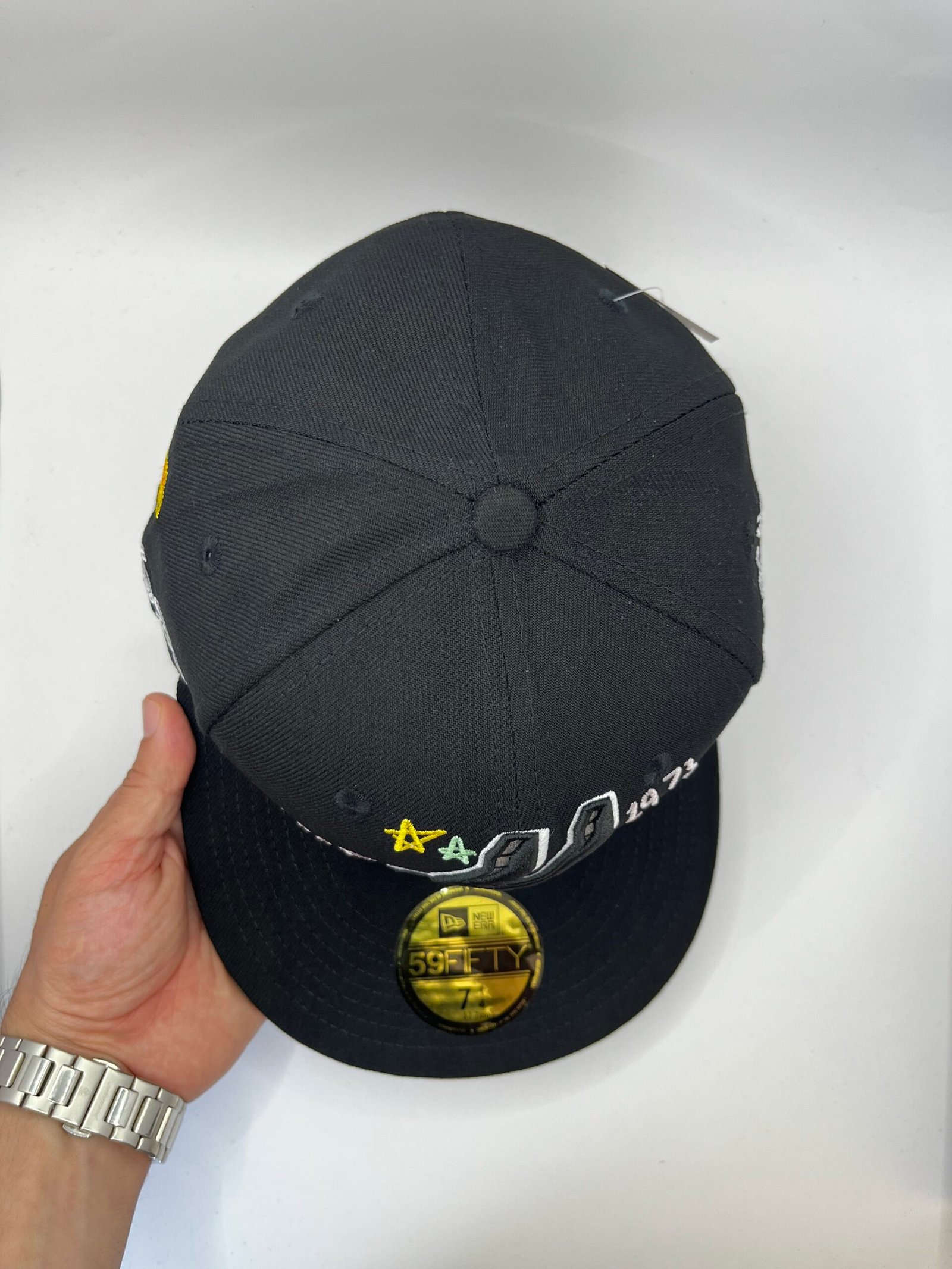 Gorra San Antonio Spurs Negra 59FIFTY New Era | Parche Estrellas 7 1/4 - Image 5